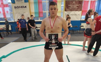 Puchar Polski Kadetów w Sumo: Kacper Żelazny na trzecim i piątym miejscu