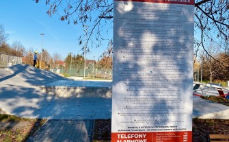 Skatepark w Myślenicach ma nowy regulamin. Jazda tylko w kasku i ochraniaczach