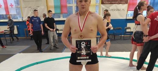 Puchar Polski Kadetów w Sumo: Kacper Żelazny na trzecim i piątym miejscu