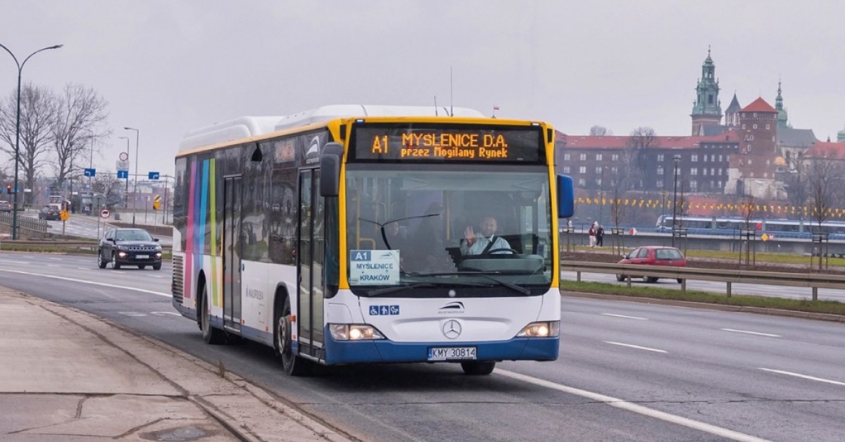 Od nowego roku pasażerów czekają zmiany. Nie tylko na linii autobusowej A-1 Myślenice Kraków