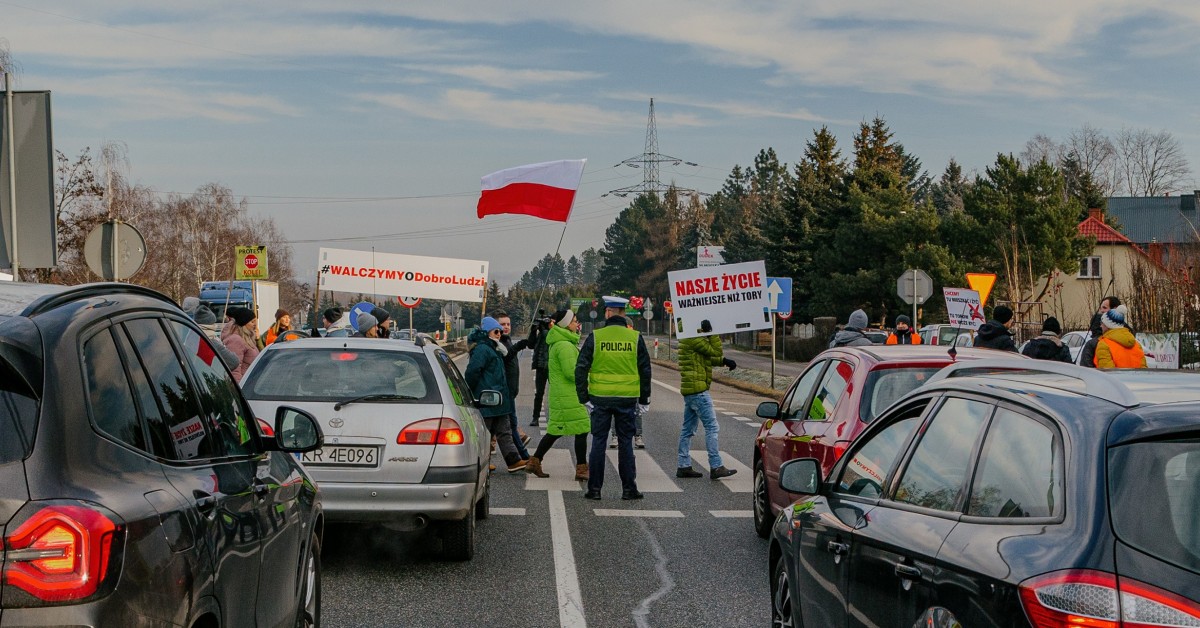 Jarosław Szlachetka o demonstracji w Gaju: „Wśród protestujących widzimy osoby działające na szkodę gminy Myślenice”