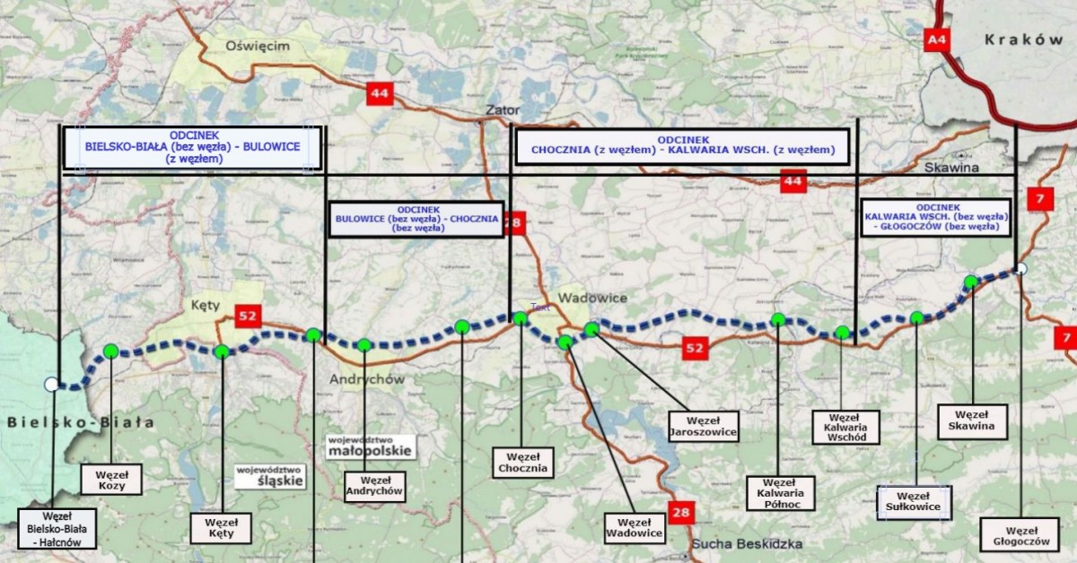 GDDKiA ponownie ogłasza przetarg na badania geologiczne pod budowę Beskidzkiej Drogi Integracyjnej BDI