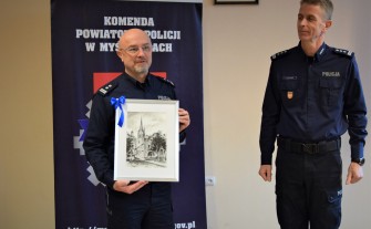 Zastępca komendanta myślenickiej policji kończy pracę. Został komendantem w Olkuszu