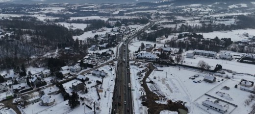 Krzyszkowice. Zmiana organizacji ruchu przy budowie tunelu