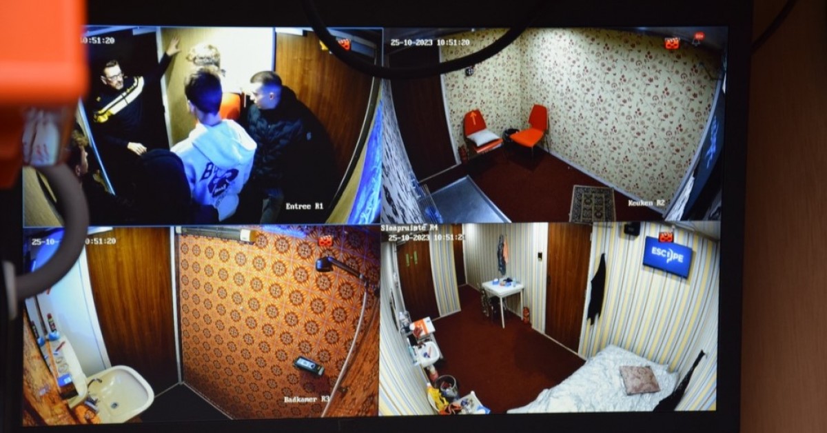 Ciężarówka jako escape room, czyli policja edukuje jak wygląda handel ludźmi