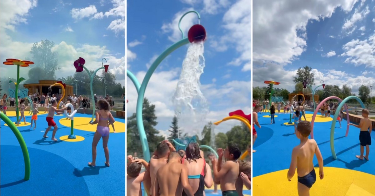 Dobczyce. Na inaugurację wakacji miasto otwiera wodny plac zabaw i tężnię solankową