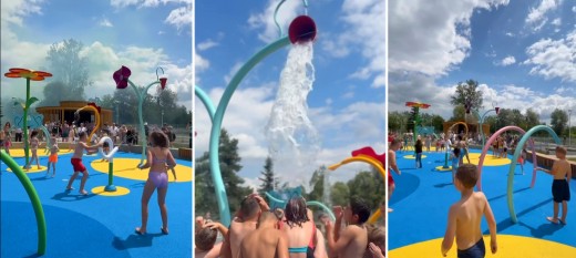 Dobczyce. Na inaugurację wakacji miasto otwiera wodny plac zabaw i tężnię solankową
