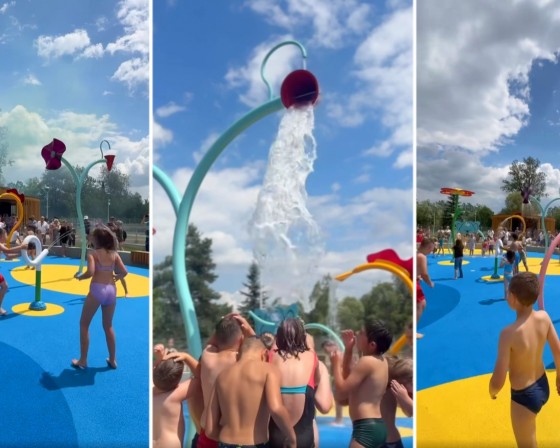 Dobczyce. Na inaugurację wakacji miasto otwiera wodny plac zabaw i tężnię solankową