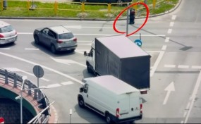 Myślenice. Skrzyżowanie przy estakadzie. W ciągu 2 godzin 13 kierowców przejechało na czerwonym świetle