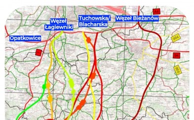 Do sieci trafiły warianty trasy S7 Kraków-Myślenice. GDDKiA komentuje przeciek