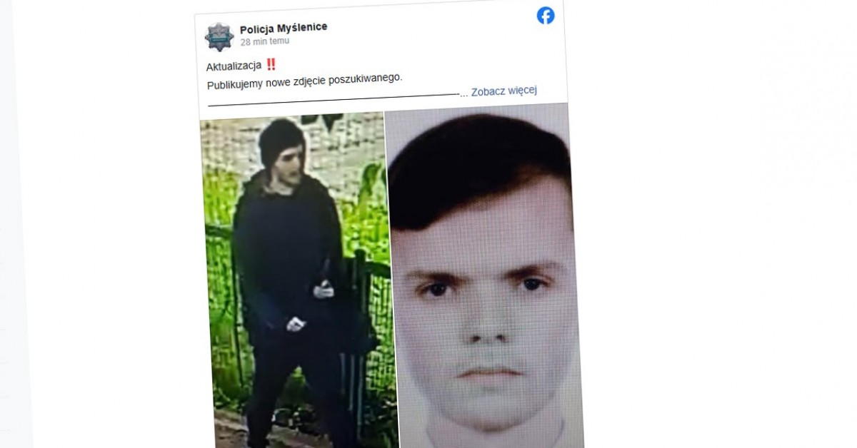 Myślenice. Policja poszukuje tego mężczyzny. „Mężczyzna może posiadać istotne informacje o śmierci 94-latka”