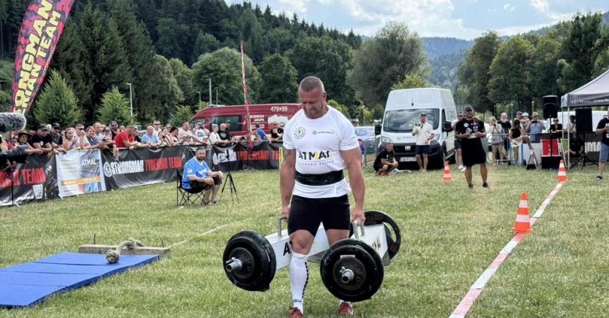 Myślenice. Pierwszy Puchar Polski Strongmanów na Zarabiu