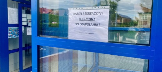 Myślenice. Basen rekreacyjny zamknięty do odwołania. „Przekroczenie norm mikrobiologicznych”