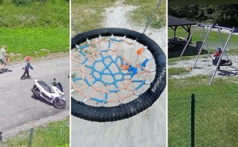 Sułkowice. Przeciął liny w huśtawce na placu zabaw. Urzędnicy wzywają go do siebie