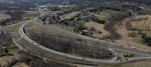 Tak będzie wyglądać węzeł BDI w Głogoczowie. Wprowadzi na zakopiankę dodatkowe 14 tys. aut. GDDKiA rozstrzygnęła przetarg