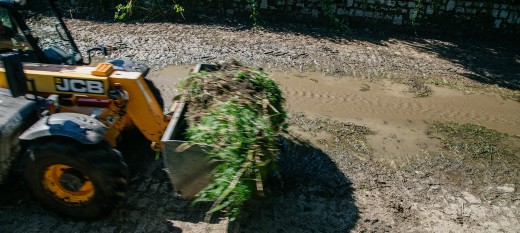 Myślenice: Wody Polskie czyszczą koryto Bysinki. Taką potrzebę zgłaszacie od lat