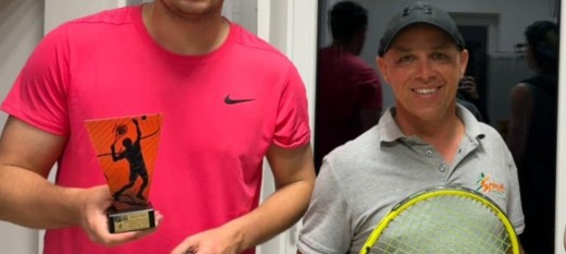 Liga tenisa na półmetku. Liderem pierwszej Piotr Zięba, wśród kobiet Magda Boczarska