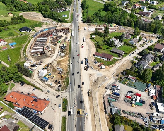 Krzyszkowice. GDDKiA ogłosiła przetarg na budowę dróg bocznych prowadzących do powstającego węzła