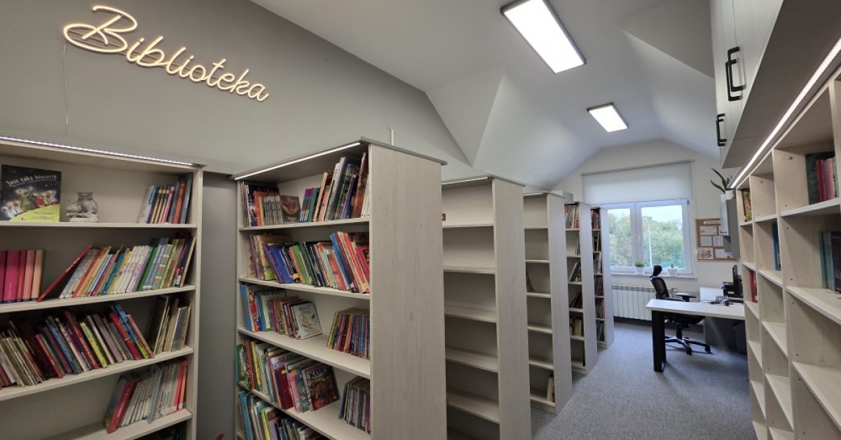 Polanka. W podstawówce otwarto nową bibliotekę