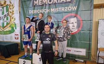 Medale zapaśników Dalinu na Memoriale Debickich Mistrzów