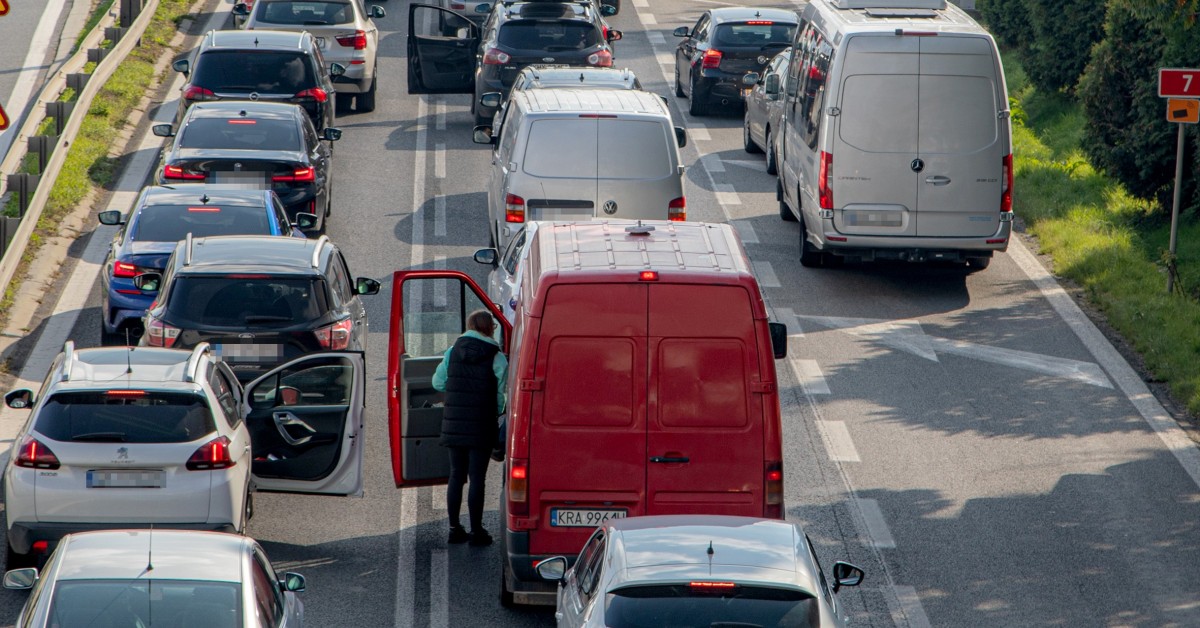 Myślenice. Ruch na zakopiance jednym pasem. Wyłączone światła na ul. Sobieskiego na kilka tygodni