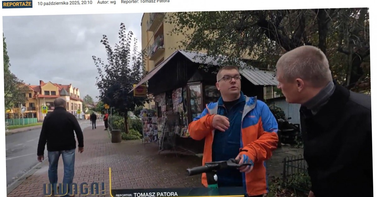 Myśleniczanin w UWAGA TVN! Miał wypadek na hulajnodze. Chce wytoczyć proces wynajmującej je korporacji