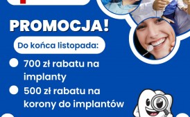 PROMOCJA NA IMPLANTY Z KORONAMI