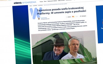 Były wicestarosta bohaterem artykułu o zatrudnieniu w Krakowskim Holdingu Komunalnym
