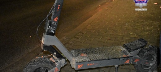 Trzemeśnia. Nocna jazda na hulajnodze skończyła się w szpitalu. Szesnastolatek w stanie krytycznym