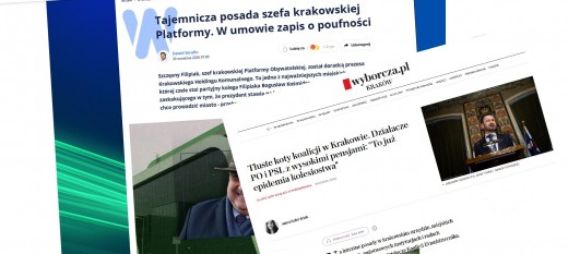 Były wicestarosta bohaterem publikacji o zatrudnieniu w Krakowskim Holdingu Komunalnym