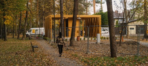 Myślenice. Trwa budowa tężni solankowej na Zarabiu. „Rośnie w oczach. Prace zakończą się przed świętami”