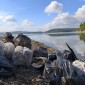 Posprzątali brzegi zalewu dobczyckiego. „Jesteśmy zawiedzeni ilością zastanych śmieci”
