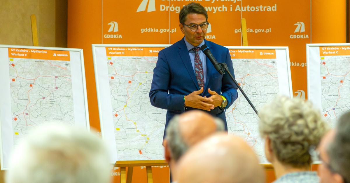 Roman Ptak, starosta wielicki: Wszyscy wiemy, że ta droga jest potrzebna i gdzieś musi być