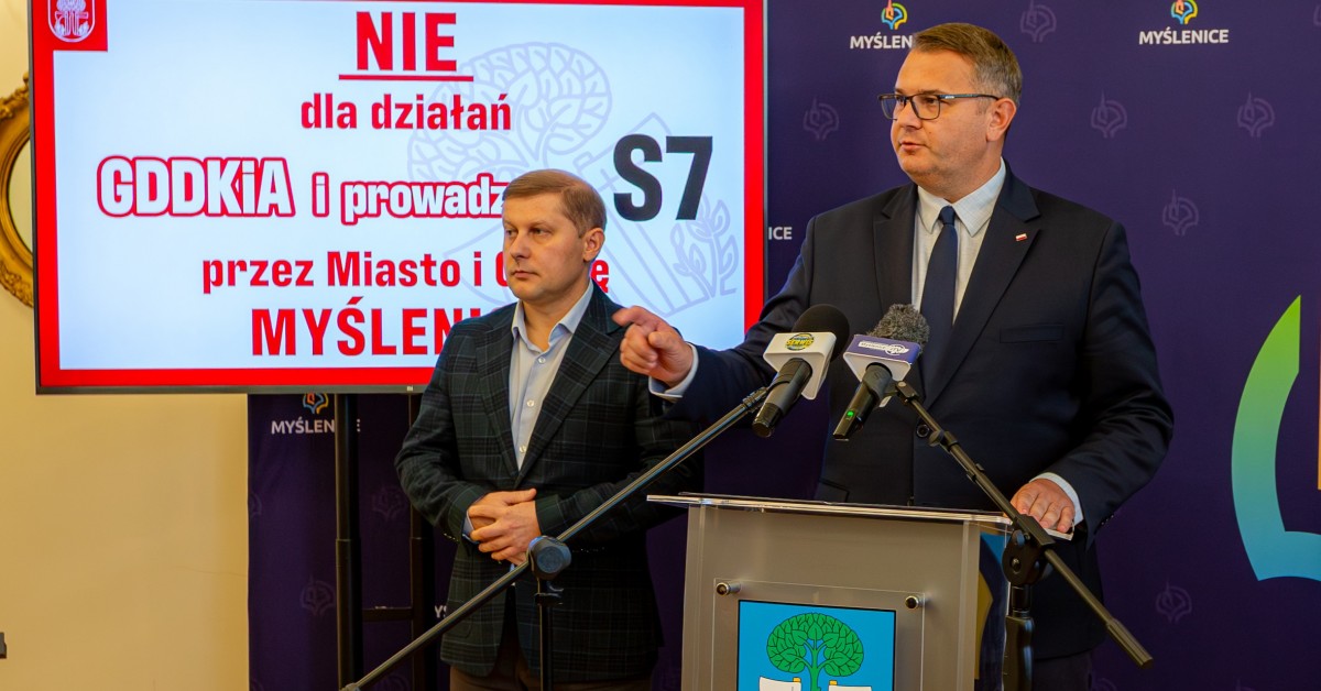 Jarosław Szlachetka: Mówimy stanowcze nie dla S7 na terenie gminy Myślenice. Nie akceptujemy żadnego z przedstawionych wariantów