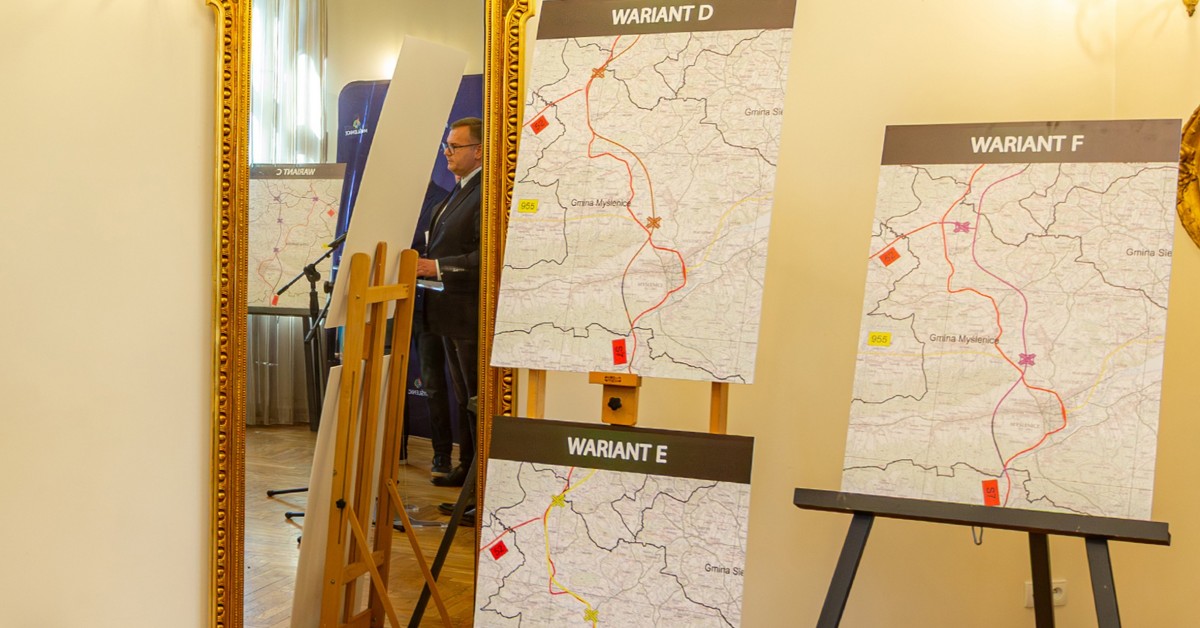 Burmistrz domaga się wariantu wschodniego drogi S7 Kraków-Myślenice. Co zrobi jeśli GDDKiA nie uwzględni jego postulatów?