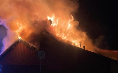 Myślenice. Pożar domu w centrum. Ucierpiała też restauracja