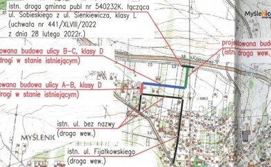 Myślenice. Wybudują półkilometrowy łącznik ul. Sobieskiego