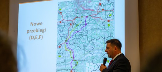 Dyrektor GDDKiA Maciej Ostrowski na temat przebiegu S7 Kraków-Myślenice: „Osobiście jestem związany z wariantem E”