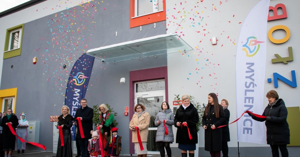 Myślenice. Dobiegła końca rozbudowa żłobka samorządowego. Ma zapewnić opiekę 72 dzieciom