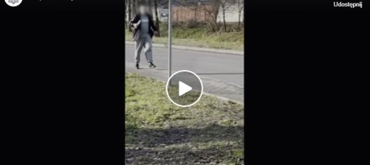 Myślenice. Z nożem i kijem wtargnął do jednej z firm. Zginął podczas interwencji policji. Służby publikują nagranie