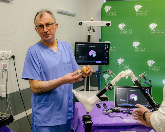 Myślenice. Pierwszy w Małopolsce szpital powiatowy z robotem ortopedycznym do operacji stawu kolanowego
