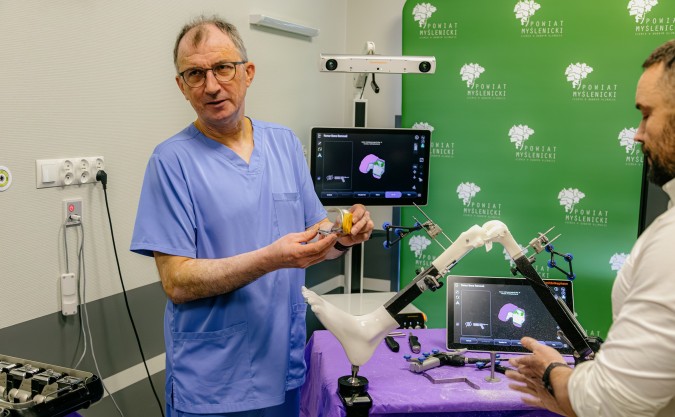 Myślenice. Pierwszy w Małopolsce szpital powiatowy z robotem ortopedycznym do operacji stawu kolanowego