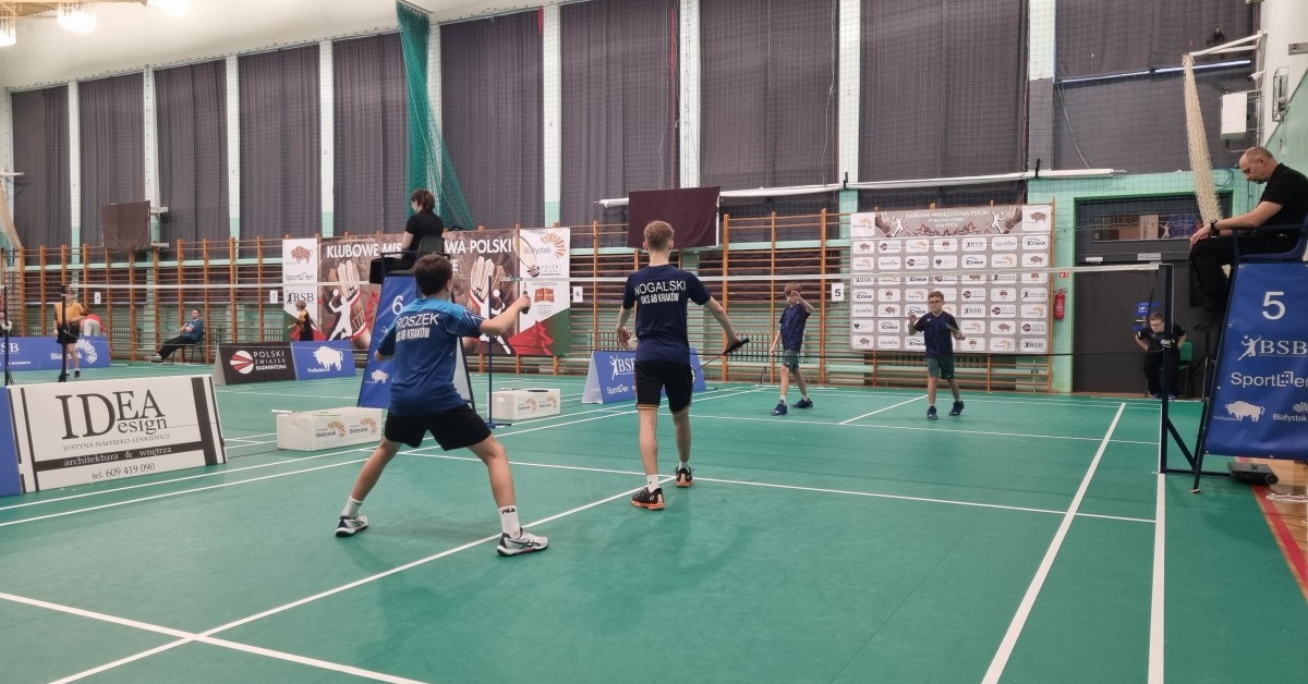 Klubowe Mistrzostwa Polski w Badmintonie: Kacper Proszek zdobywa dwa brązowe medale