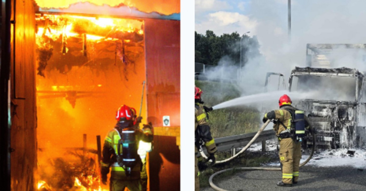 Ponad 1500 interwencji straży pożarnej w 2025 roku