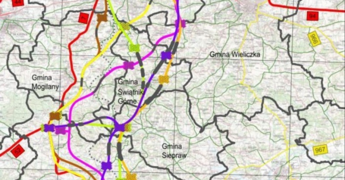 Kraków opracuje na swoim terenie korytarz dla drogi ekspresowej S7 do Myślenic