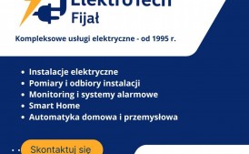 ElektroTech Fijał – usługi elektryczne | Myślenice i okolice