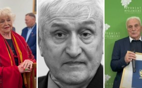 Zasłużeni dla Powiatu Myślenickiego. Magdalena Sokołowska-Gawrońska, Stanisław Stręk i Bolesław Pajka