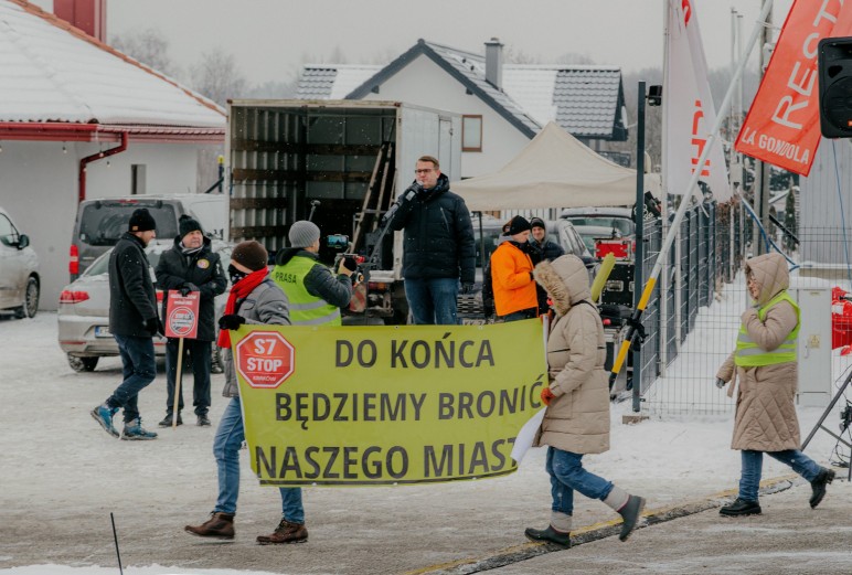 Realizacja drogi S7 Kraków-Myślenice przesunięta na lata 2038-45? Burmistrz Szlachetka: „To bardzo zła wiadomość dla mieszkańców”
