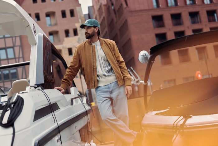 Kurtka sztruksowa męska