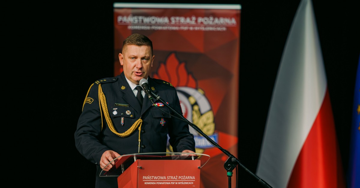 Zmiana na stanowisku komendanta PSP w Myślenicach. Mariusz Leśniakiewicz wyznaczył dalszy kierunek dla straży w powiecie